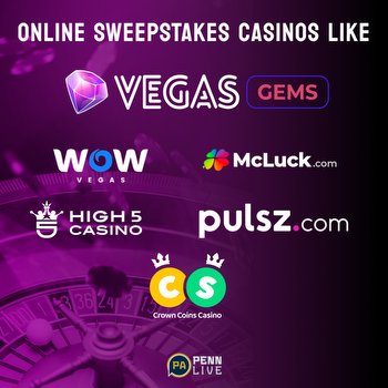 Online Sweepstakes Casinos Like Vegas Gems