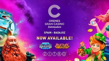 Orenes Gran Casino de Extremadura adds Zitro's new multi-games Mighty Hammer and Fantasy Wealth