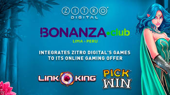 Peruvian operator Bonanza adds Zitro Digital iGaming content