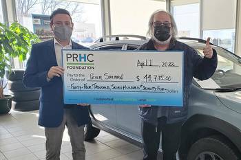Peterborough’s Peter Sullivan wins $44,775 in PRHC Foundation’s 50/50 lottery