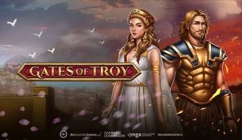 Play’n GO calls upon mighty soldiers for their latest Greek mythology-based title, Gates of Troy.