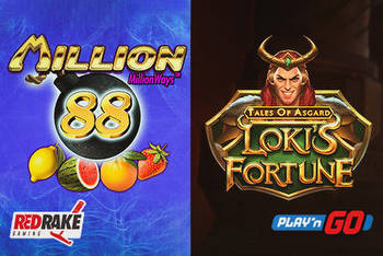 Play’N GO’s Tales of Asgard: Loki’s Fortune and Red Rake’s Million 88 light up the screens
