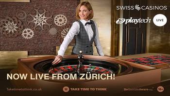 Playtech launches live casino in Switzerland