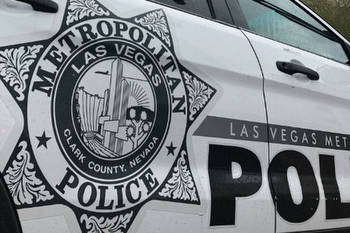 Police respond to a man pointing a gun in front of a Las Vegas casino