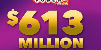 Powerball jackpot breaks into top 10 list at $613 million