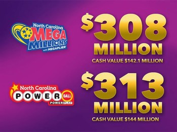Powerball, Mega Millions jackpots both top $300 million for Thanksgiving week