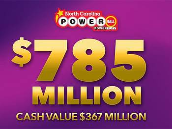 Powerball offers $785 million jackpot tonight, fourth largest in its history