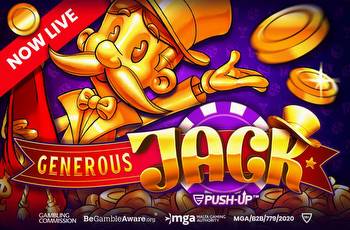 Push Gaming introduces another highly engaging mechanic in Generous Jack