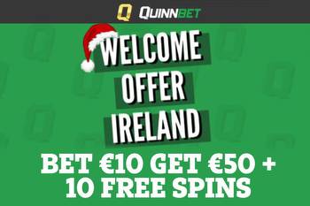 QuinnBet new customer offer: Bet €10 get a HUGE €50 in FREE BETS