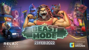 Relax Gaming and CasinoGrounds release Beast Mode slot