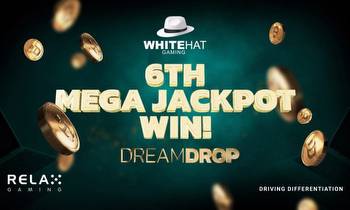 Relax Gaming’s Dream Drop Jackpots makes its sixth Mega winner