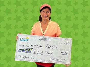 Rowan County woman cried after ‘life changing’ $723,755 jackpot win