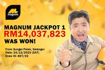 Selangorian man celebrates Christmas with Magnum 4D Jackpot of RM14mil
