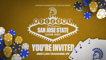SJSU Athletics To Host Casino Night on Aug. 18
