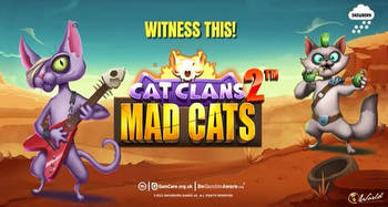 Snowborn Games Launches Cat Clans 2 Mad Cats™ Slot