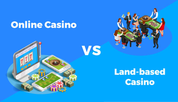 Some differences between online casinos and land-based casinos