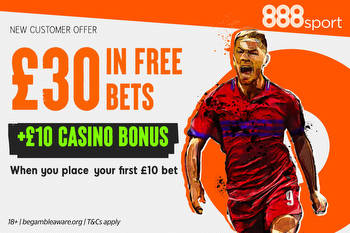 Southampton v Liverpool Premier League offer: Get £30 free bets + £10 casino bonus on 888Sport