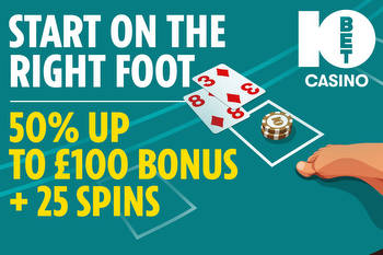 special offer: Get 50% up to £100 bonus PLUS 25 free spins as a new customer