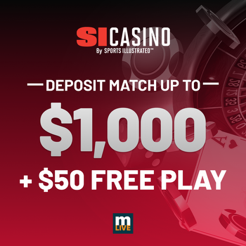 Sports Illustrated Casino bonus: Up to $1,000 deposit match + $50 free play