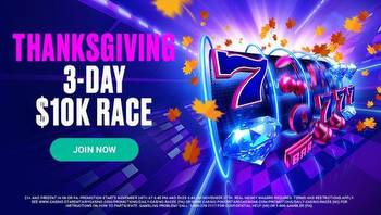 Stars Casino Promo Today: Free Entry into the Thanksgiving 3-Day $10,000 Slot Race