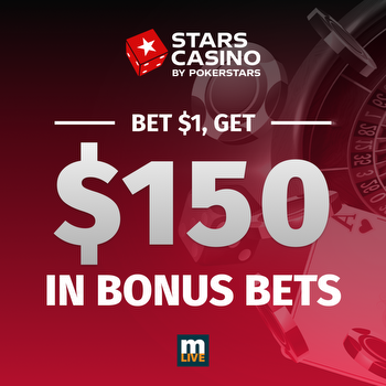 Stars Online Casino MI promo: Bet $1, get $150 in Bonus Bets