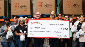 Station Casinos Provided Three Square Food Bank With A $100,000 Check