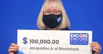 Stunned woman wins lottery jackpot by 'fluke' while her dog is visiting the vets