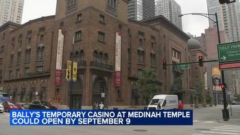 Temporary Chicago casino at Medinah Temple could open its doors in early September