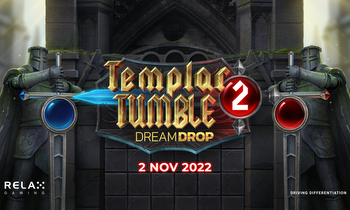 The knights of Relax Gaming return in Templar Tumble 2 Dream Drop