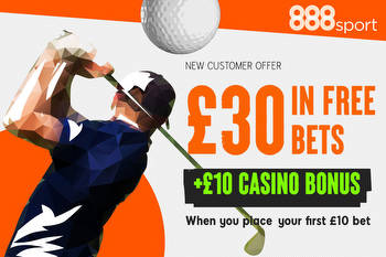 The Open 2022: Get £30 bonus plus extra £10 casino credit with 888Sport
