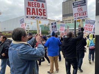 Thousands of Detroit casino workers strike over pay, benefits