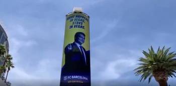 Tonight, light banner with Laporta and Barça in Las Vegas