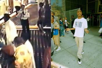 Tupac Shakur's brawl video in Las Vegas casino just hours before murder shown in court