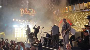 U2 surprises fans with pop-up concert in downtown Las Vegas