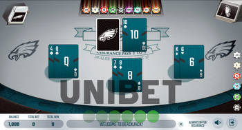 Unibet launching Eagles-branded online blackjack, slots for PA bettors