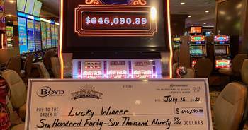 Visitor from Hawai'i wins nearly $650K at Fremont hotel-casino