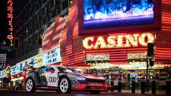 Watch Ken Block Hoon Electric Audi in Las Vegas in Gymkhana 11