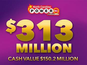 Wednesday’s Powerball jackpot climbs to $313 million