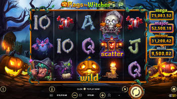 Wild Casino New Slot: Rags to Witches offers up to 96% RTP