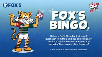 Win a packet of sweets with Fox’s Bingo