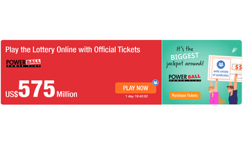 With a little luck, you could start 2022 by winning the $575M Powerball jackpot!