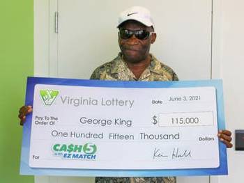 Woodbridge Man Wins $115K Jackpot From Virginia Lottery