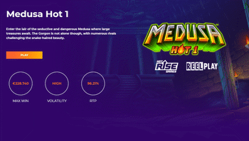 Yggdrasil and ReelPlay introduce mythical Medusa Hot 1 by Hot Rise Games