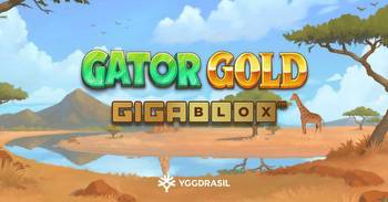 Yggdrasil jumps into riches filled river in Gator Gold Gigablox