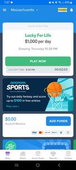 You can now buy Mass lottery tickets through a 3rd-party app