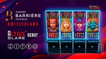 Zitro deploys its Altius Glare cabinet in Casino Barrière Montreux, further expanding its Switzerland footprint