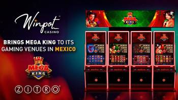 Zitro installs its new progressive multi-game Mega King at Winpot's casinos in Mexico