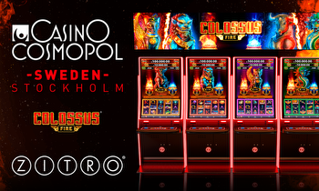 ZITRO TAKES ON SWEDEN WITH THE LAUNCH OF COLOSSUS FIRE AT CASINO COSMOPOL STOCKHOLM