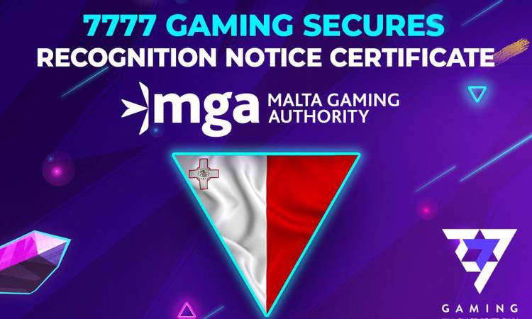 7777 gaming secures an MGA certificate