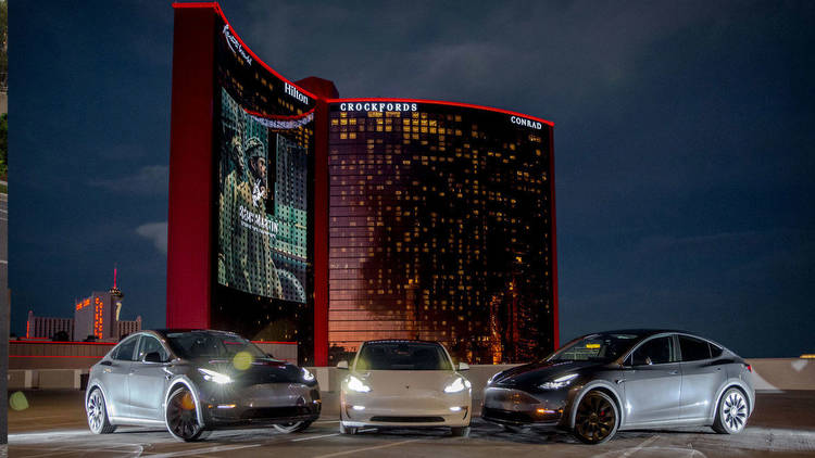 A Major Las Vegas Strip Resort Bets Big on Tesla